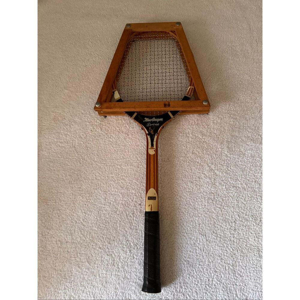 Vintage MacGregor Speedwood Tennis Racquet/Wood